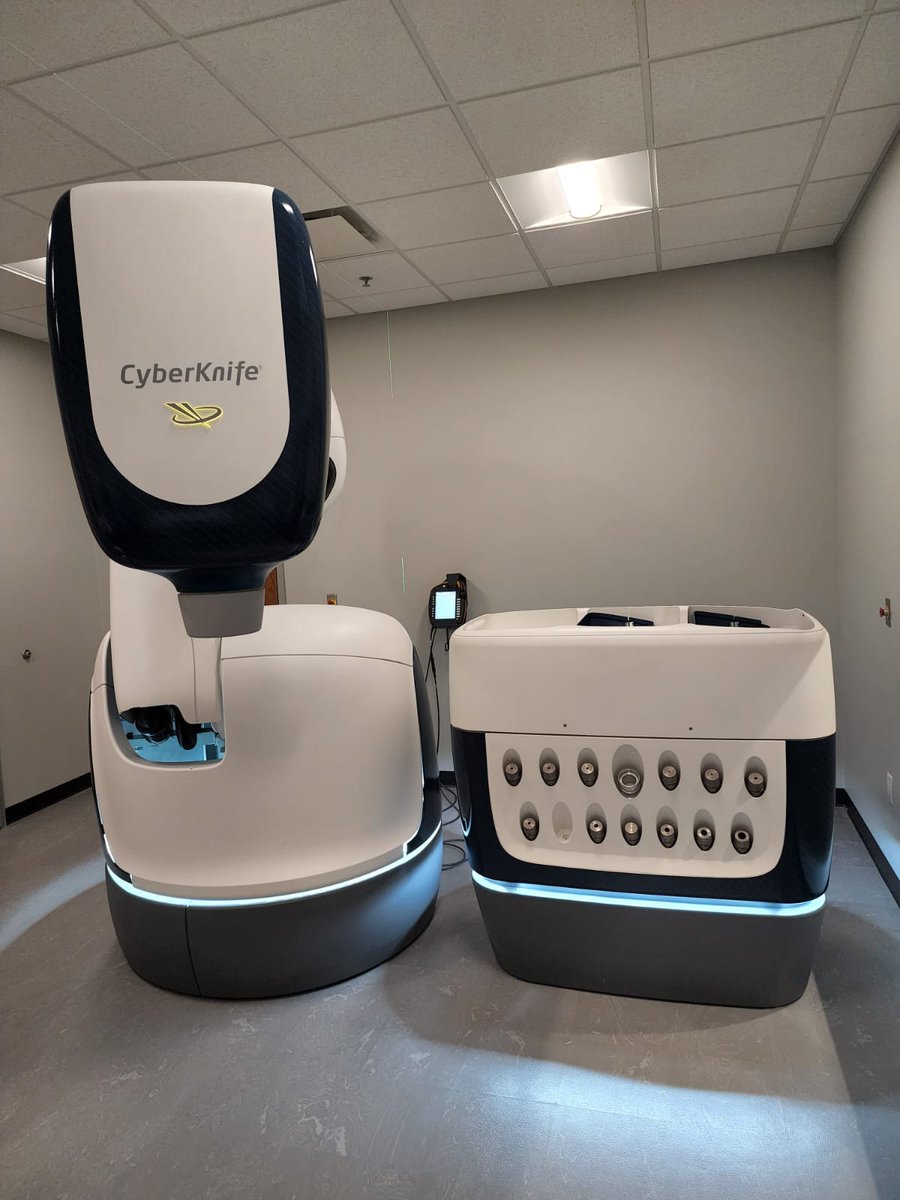 Happy to announce today, the arrival of the much awaited CyberKnife- a specialised precision treatment eqp't for Cancer. 2nd in Africa after Egypt. Dream come true for GoK &amp; <a href="/kutrrh/">Kenyatta University Hospital (KUTRRH)</a>.
Installation takes 6 wks &amp; commissioning thereafter. NHIF will meet the entire cost of treatment.