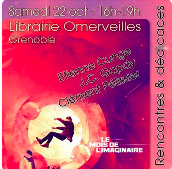 Avec l'affiche, c'est encore plus BEAU ! 

Tellement impatient ! 

#librairie #omerveilles #grenoble #clémentpelissier #etiennecunge #jcgapdy #dedicaces #echanges #thirdeditions