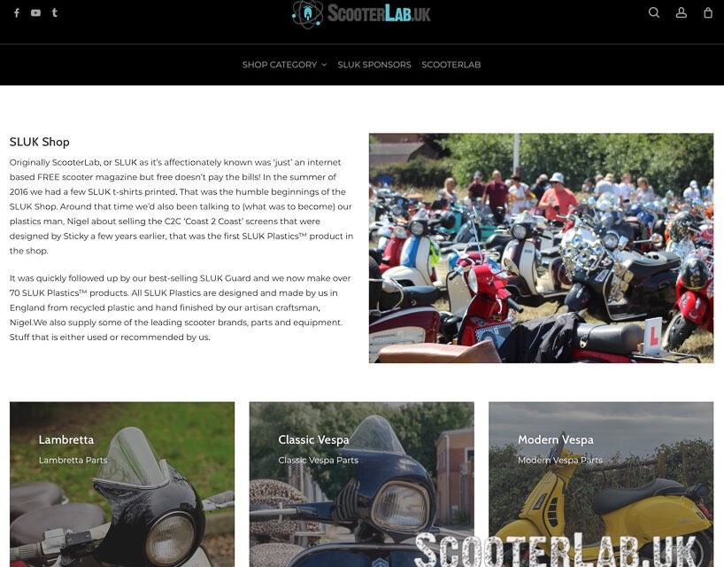 ScooterLabUK's tweet photo. New SLUK Shop open now: https://t.co/ogfoLxcyS4 #slukshop https://t.co/Q2IcKJzw5w