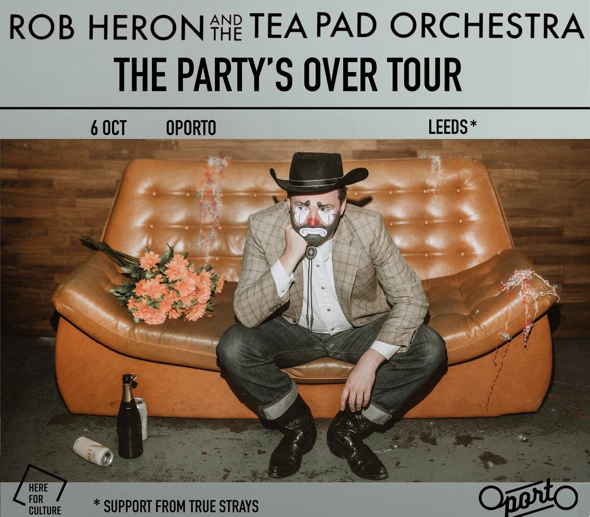 Tonight Rob Heron &amp; The Tea Pad Orchestra return with ace supports True Strays: facebook.com/events/2895478…

Tickets on the door from 7.30pm, <a href="/KnavesKitchen/">Knave's Kitchen</a> 'til then and DJ's rocking the bar until 3am 🎉