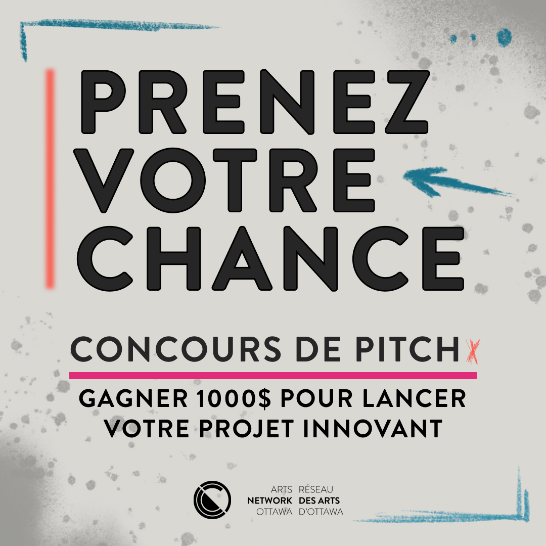 Si vous avez une idée inspirante et novatrice qui pourrait exceller dans le secteur des arts, le Réseau des Arts d'Ottawa veut en entendre parler ! En savoir plus:
artsnetottawa.member365.ca/publicFr/form/…