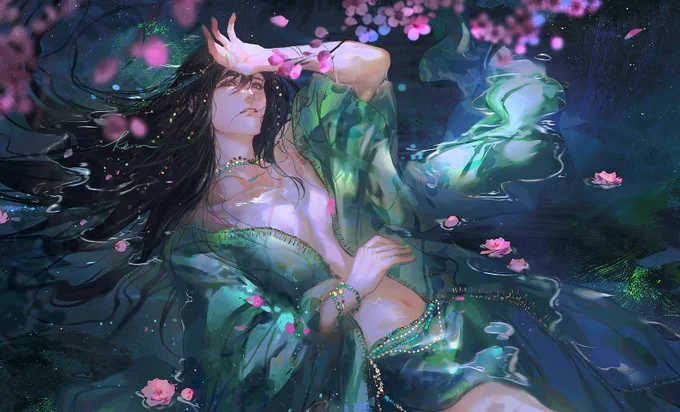 #暮兮 #oc 来呀来玩水呀 