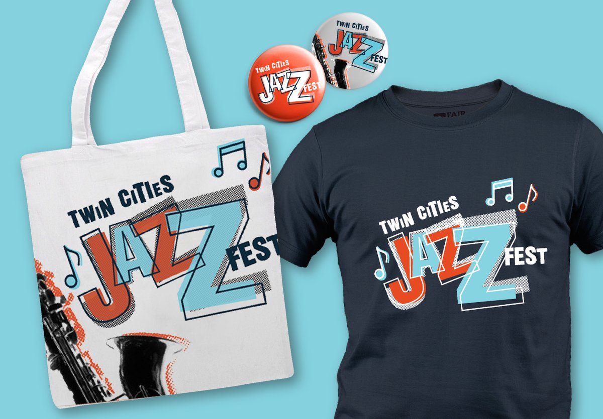 spotsaintpaul's tweet photo. Twin Cities Jazz Fest is a cultural celebration unlike any other. To introduce the festival to a new generation, we created fresh branding and marketing materials that reflect the event’s vibrant feel. 🎷🎹🥁🎶
#jazzfest #logodesign #branding #graphicdesign https://t.co/jOI1DCt6Up