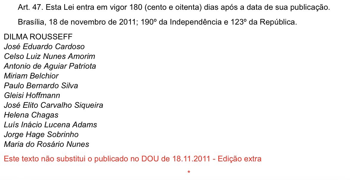Feernando1903's tweet photo. Vocês que falam sobre o sigilo de 100 anos, sugiro ler um pouquinho. Lei de acesso à informação art 31. Promulgada por ninguém mais ninguém menos que Dilma. 🤷🏽‍♂️🤷🏽‍♂️🤷🏽‍♂️ https://t.co/aUOjAhmTp0