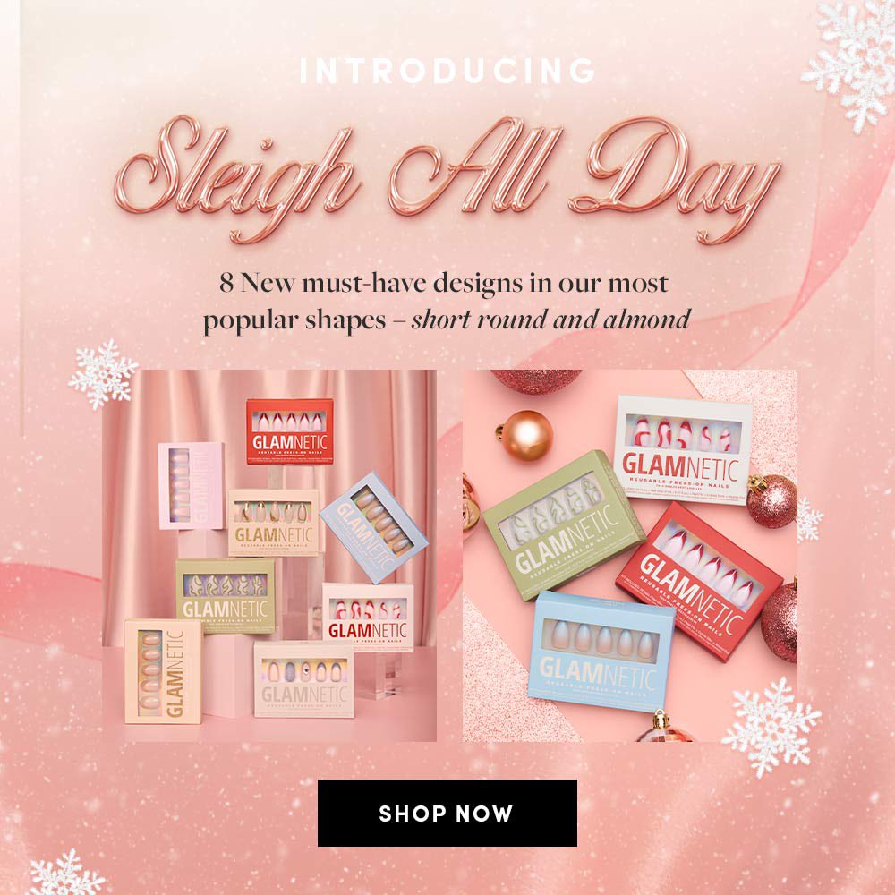✨NOW LIVE✨ Shop our NEW Sleigh All Day Nail Collection and get ready to be the star of all the holiday parties! 🎁 Naughty or Nice? 👇 ✨ Starlight ❄️ Icy ❤️‍🔥 She Naughty 🤍 Frosted 👠 Material Girl 🌠 Oasis 🍸 Red Martini 👼🏼 Heavenly Shop now ➡️ bit.ly/3EpzQSk