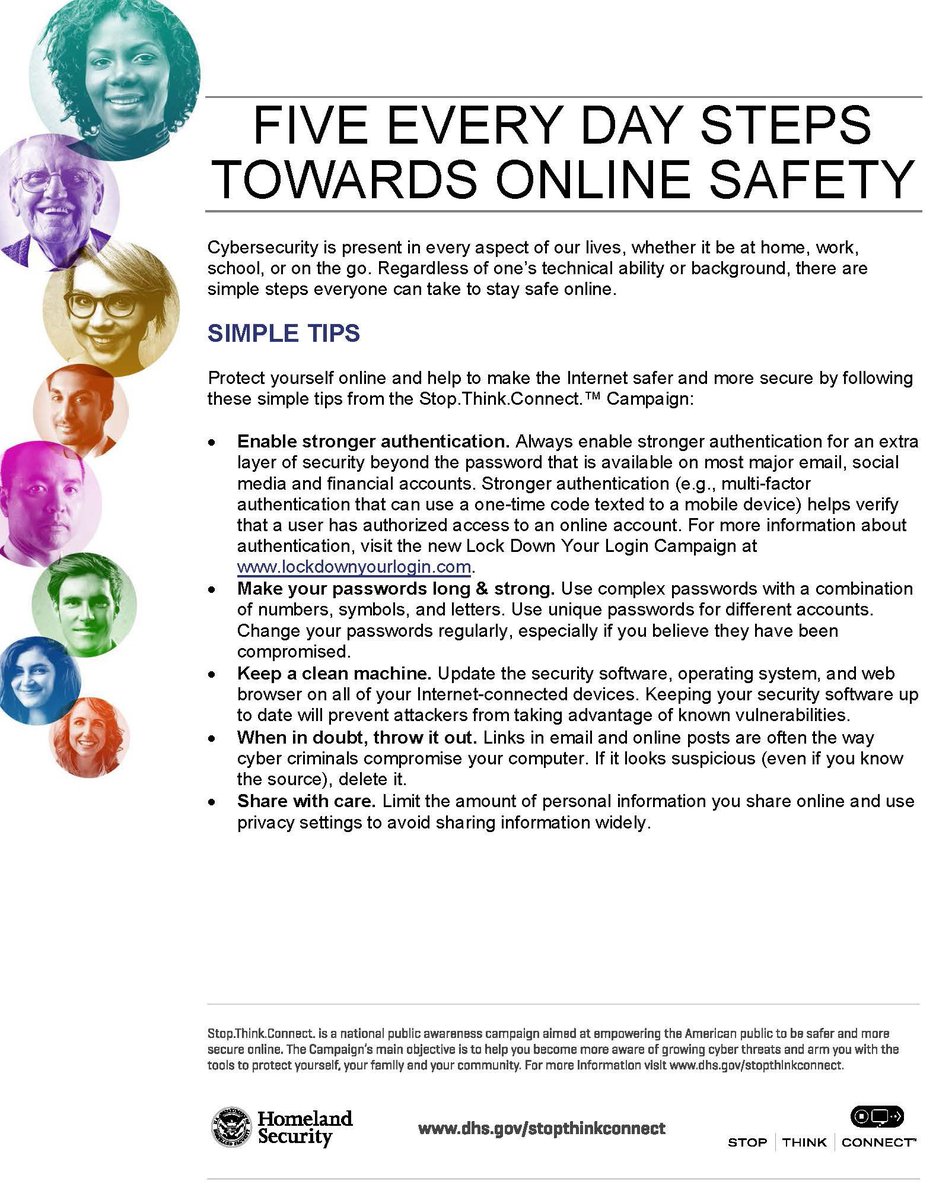 October is Cybersecurity Awareness Month—check out this simple tip that can help protect you online: always enable stronger authentication for an extra layer of security beyond a password. ow.ly/ik0p50KUNfx #ncsam2022 #SeeYourselfInCyber