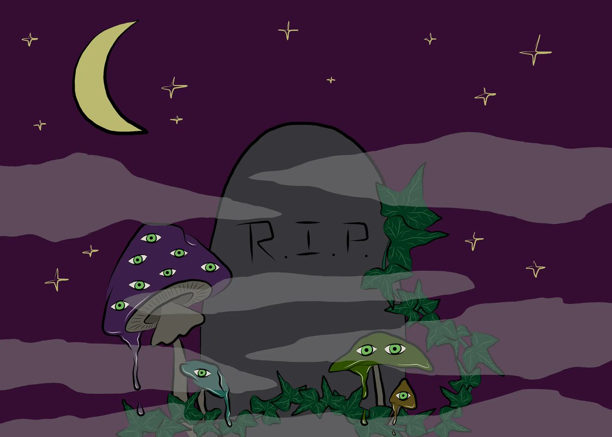 things i've been working on so far this spooky season 👻🪦🍄👁