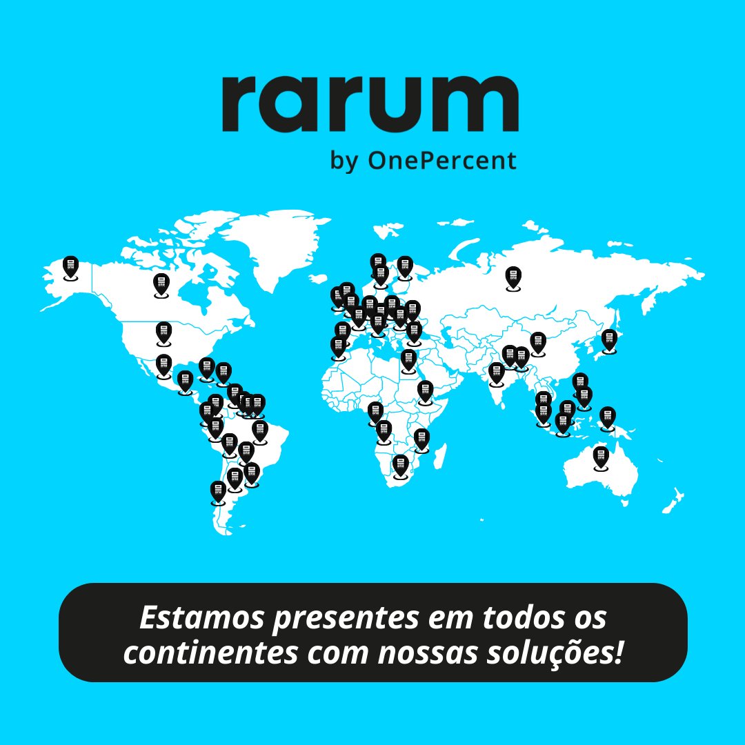 🌎 As soluções que construímos aqui na OnePercent já estão presentes em todos os continentes!!

#blockchain #nft #cripto
