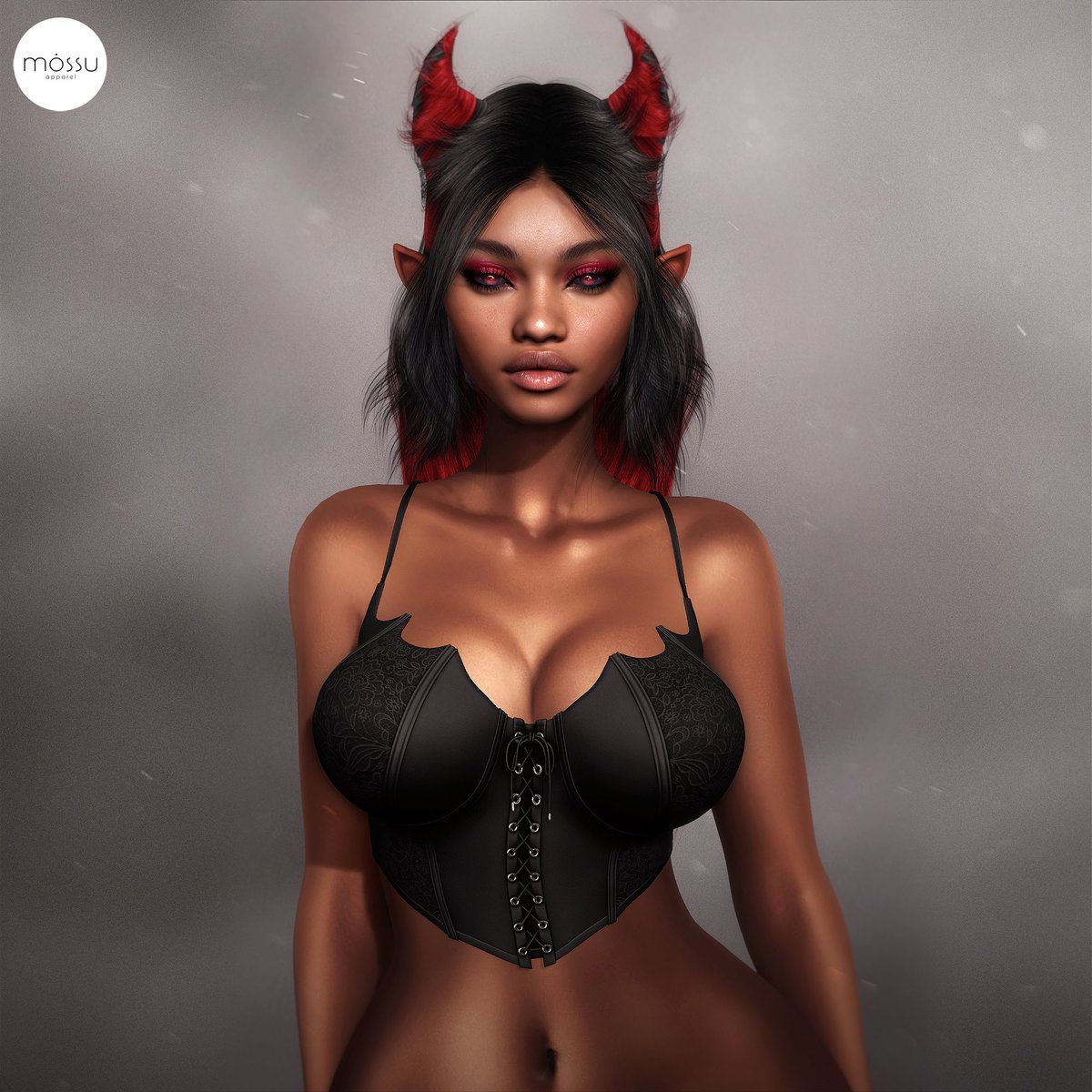 MossuApparel's tweet photo. Our new Batty Top is available at Satan Inc event! 🔥 Perfect for the spooky season: https://t.co/BwnPItJ50V

#secondlife #mossu #metaverse #virtual #3d https://t.co/WKJYjShu2H