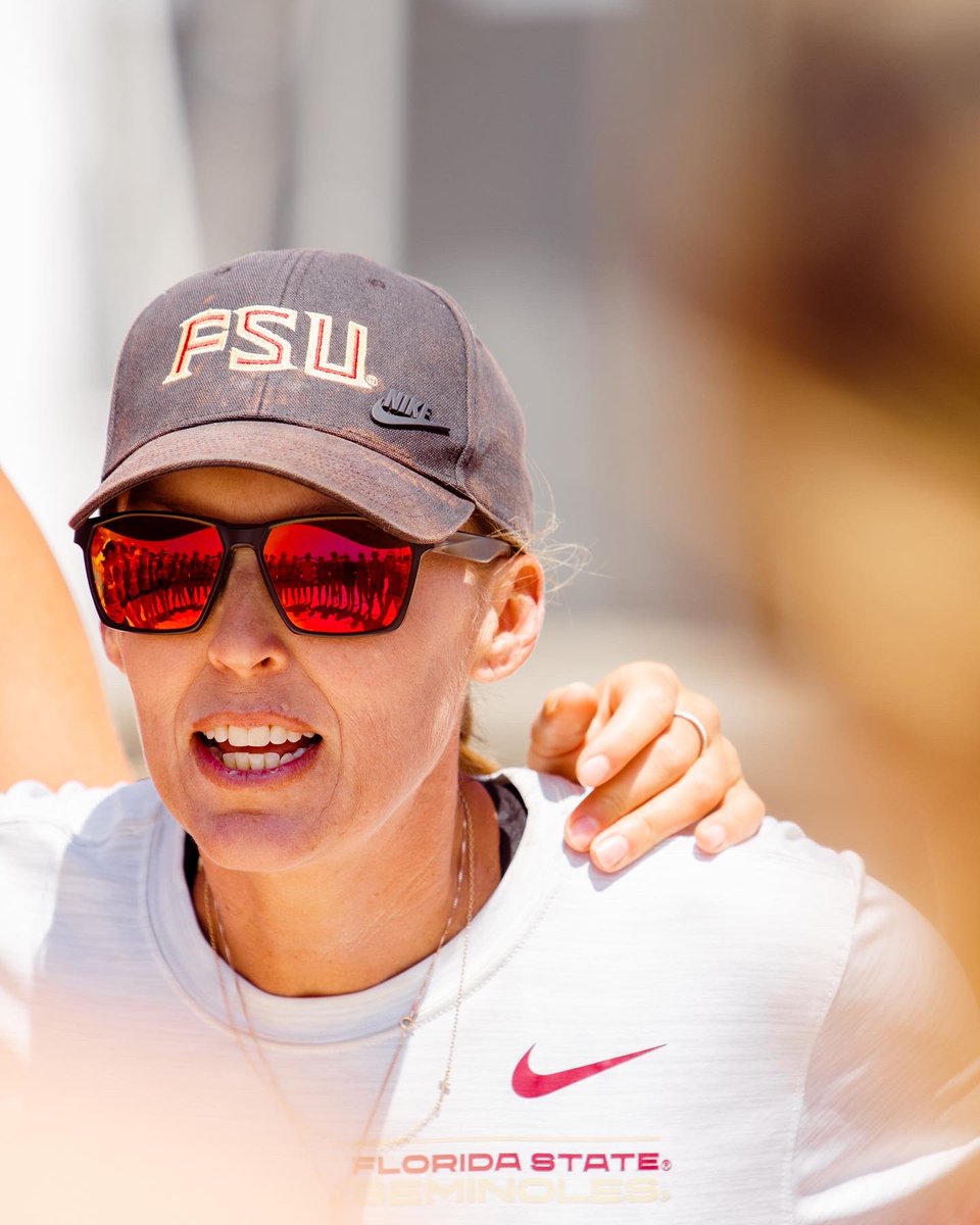 FSU_BeachVB's tweet photo. It doesn’t get any better than Brooke Niles and Nick Lucena 💯 #nationalcoachesday #onetribe https://t.co/up8dxFFYCQ