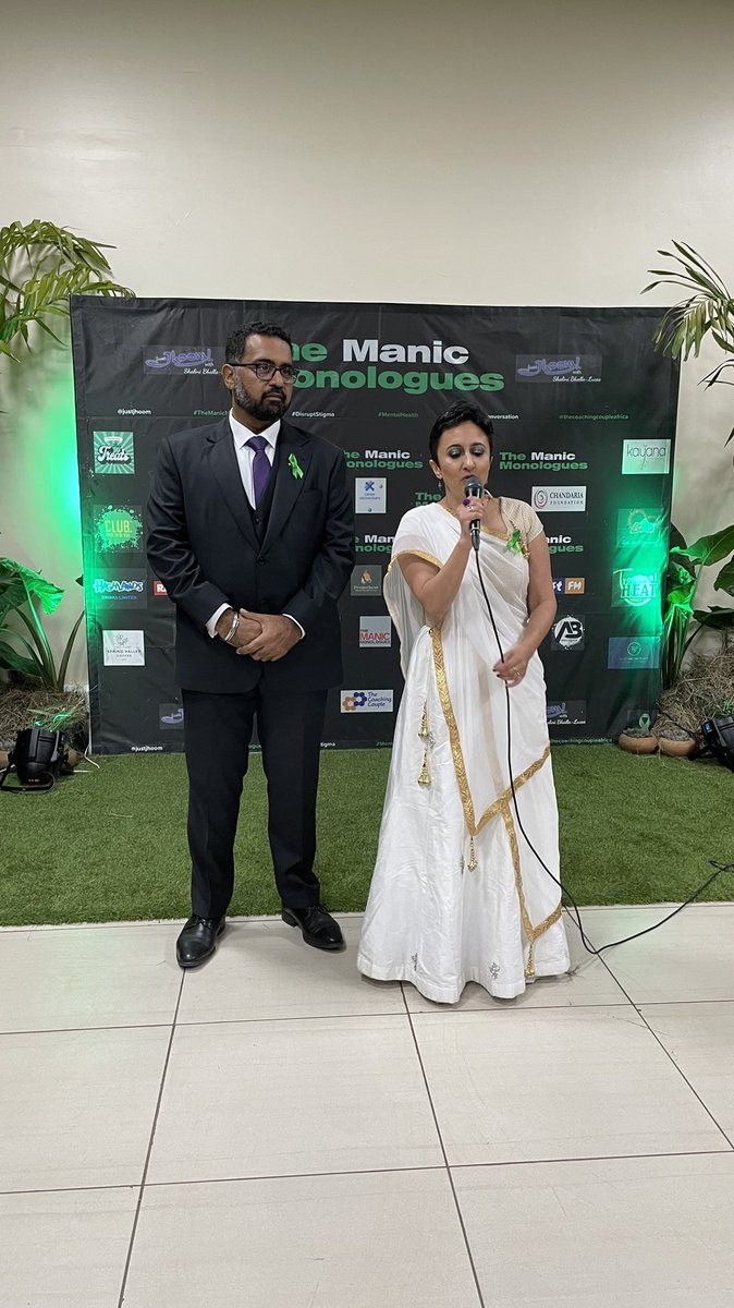 EastFMKenya's tweet photo. The couple for the night #TheManicMonologues @justjhoom https://t.co/q5U4bG5xdk