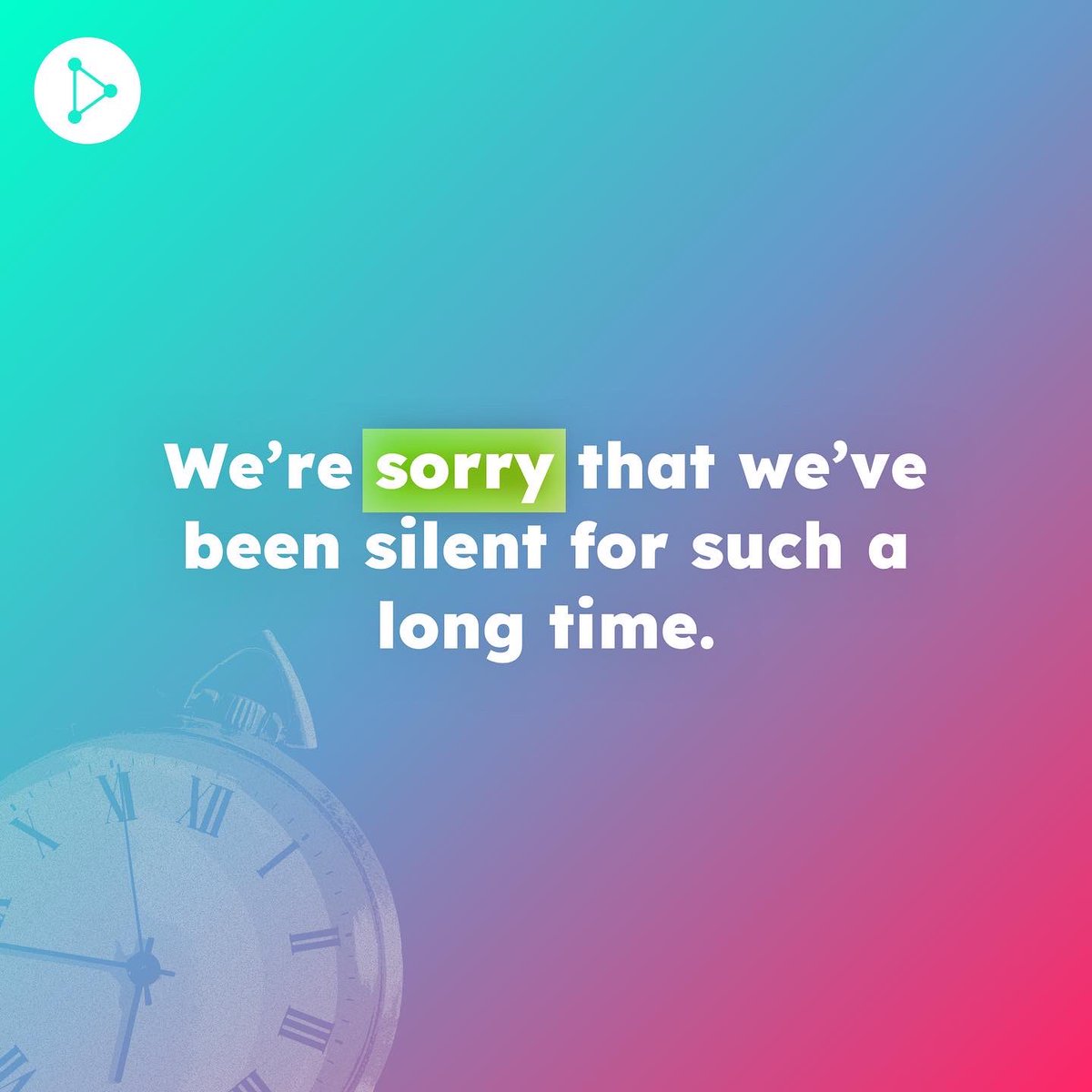 Dear friends, users and followers,

We’re sorry that we’ve been silent for such a long time.