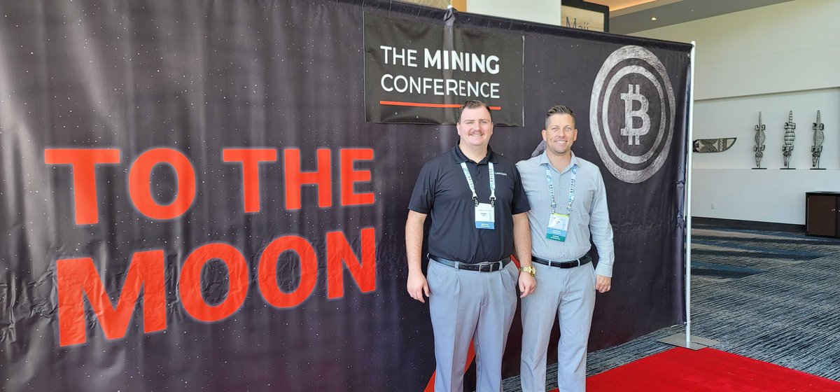 Lancium's tweet photo. Keep an eye out for the Lancium team at #TheMiningConference in Round Rock, TX! We're having an awesome time connecting with industry leaders and look forward to continuing to help change the way we look at #bitcoin mining and the #energytransition! https://t.co/wrkSQOKBVI