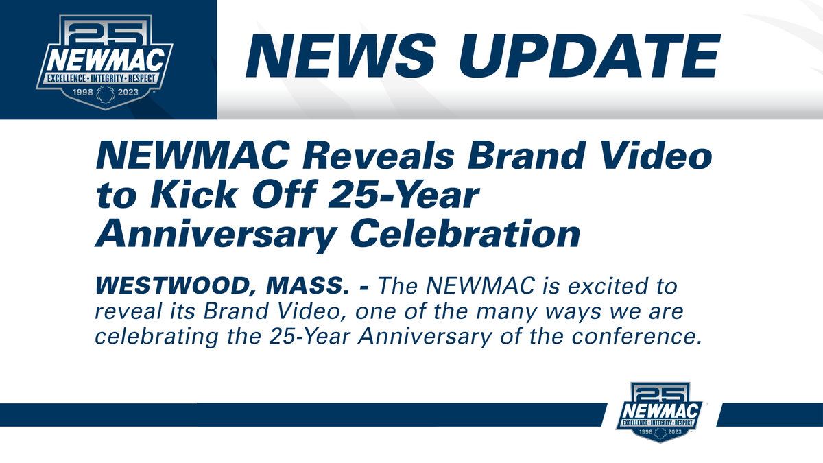 ClarkAthletics's tweet photo. NEWMAC Reveals Brand Video to Kick Off 25-Year Anniversary Celebration

📰 https://t.co/lq7PqkqRoQ

#RollCougs https://t.co/IxBWEhF56X