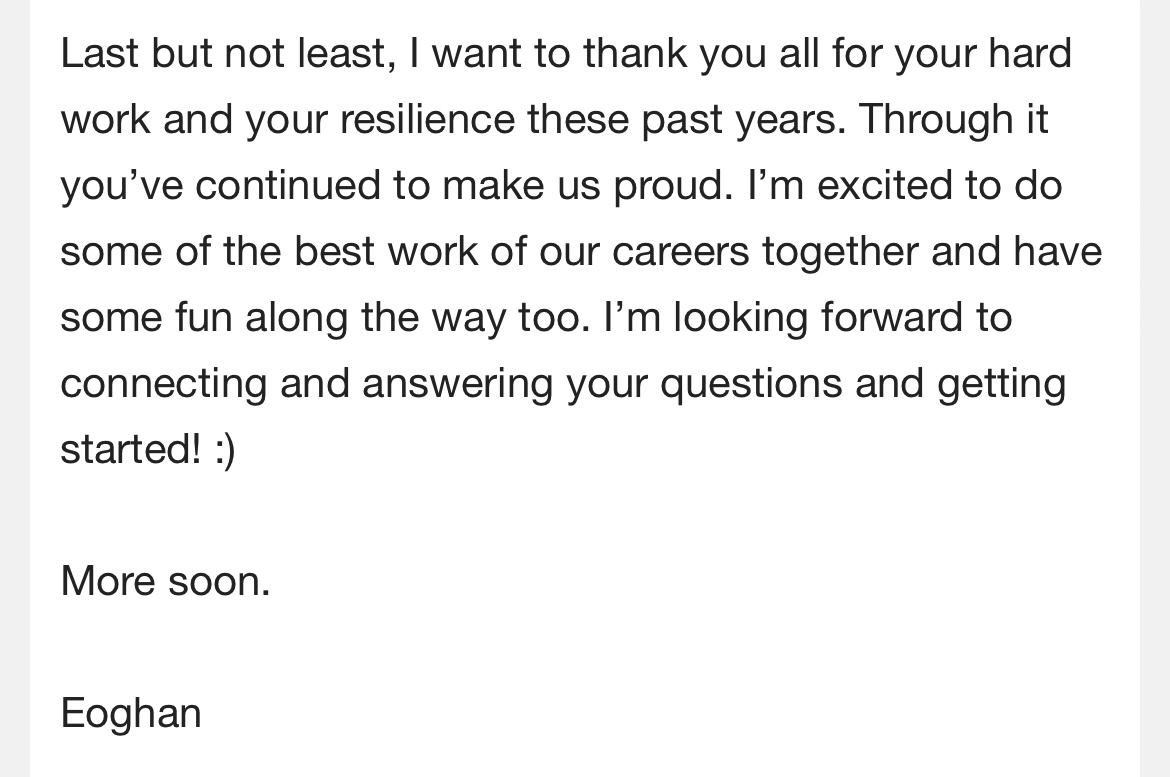 I'm back at <a href="/intercom/">Intercom</a> as CEO!