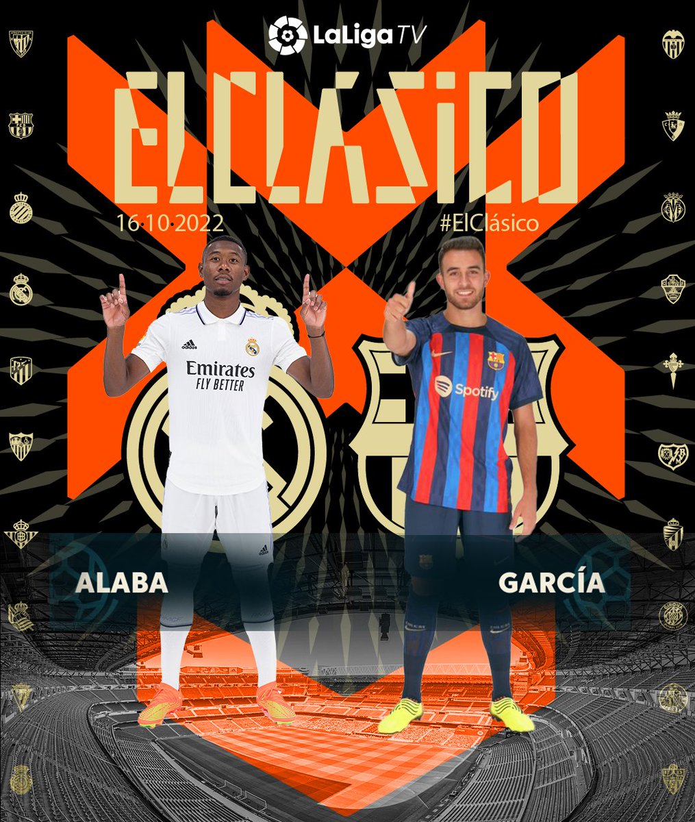 LaLigaTV's tweet photo. 🤔 It's time to choose between the first of our two-centre backs!

💬 Alaba or García? Leave your answers below... https://t.co/G5QUGoB43g