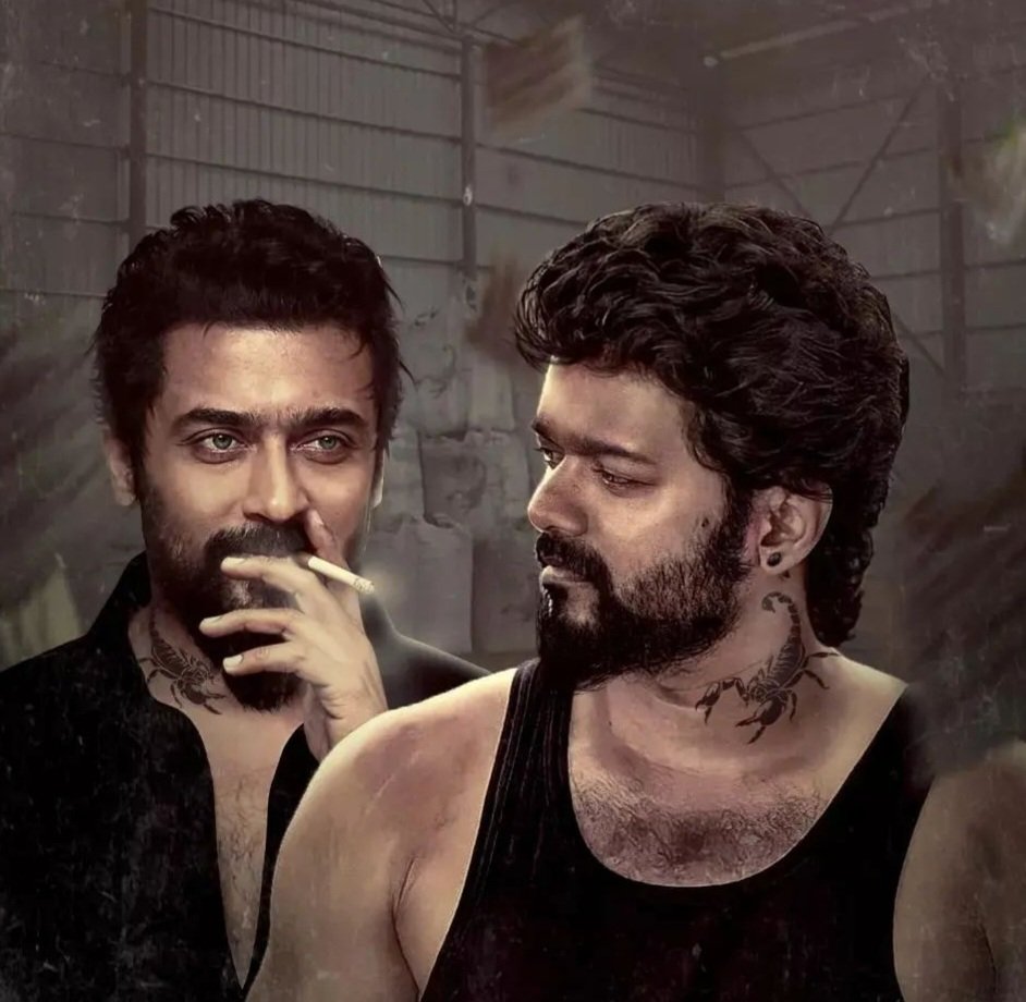 BruceRaghuvaran's tweet photo. #Rolex adhu oru brand
The greatest kingpin
ROLEX KU against ah Thalapathy vandha #Nerukuner vibe la therika viduvom
ROLEX oda sendhu syndicate la sambavangal panna #Friends vibe la thooki vachi kondaduvom
Epdi paathalum @Suriya_offl
And @actorvijay in a single frame veriii🔥 https://t.co/HOg56vrgPP