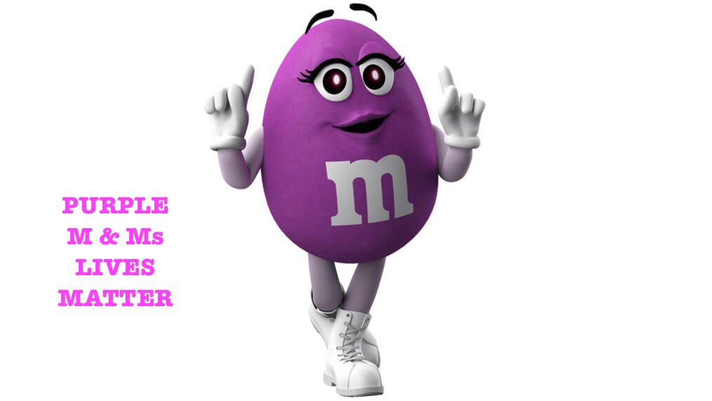 SynergyTrekker's tweet photo. @GeorgeTakei #PurpleMMsLivesMatter 

All M&amp;Ms Matter. https://t.co/ektPmqznVf