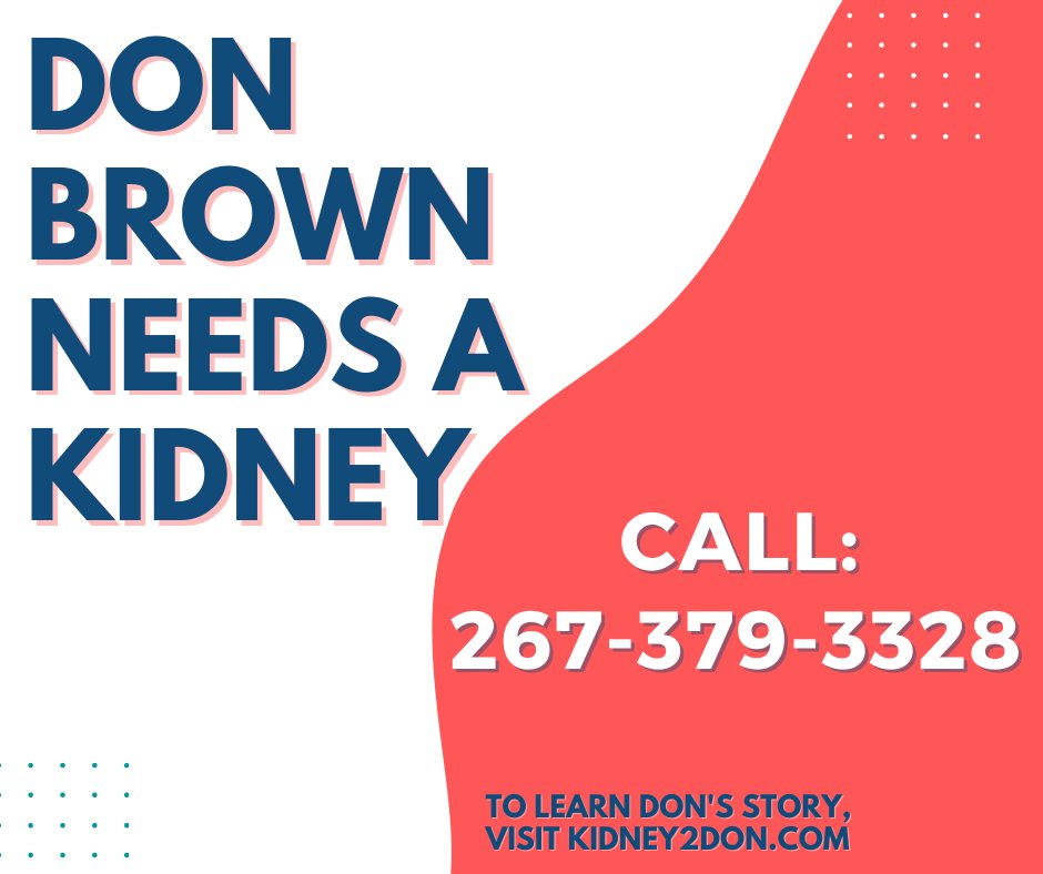 DonBrown_1's tweet photo. https://t.co/fclDz677dS

#kidneydisease #kidneydonor #kidneywarrior #kidneydiseaseawareness https://t.co/MiKDoPXshH