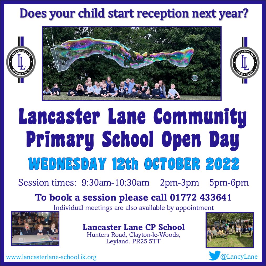 If you know anyone whose child is starting school in September 2023, please tell them about our Open Day. Individual appointments are also welcome to be made.  Please retweet!