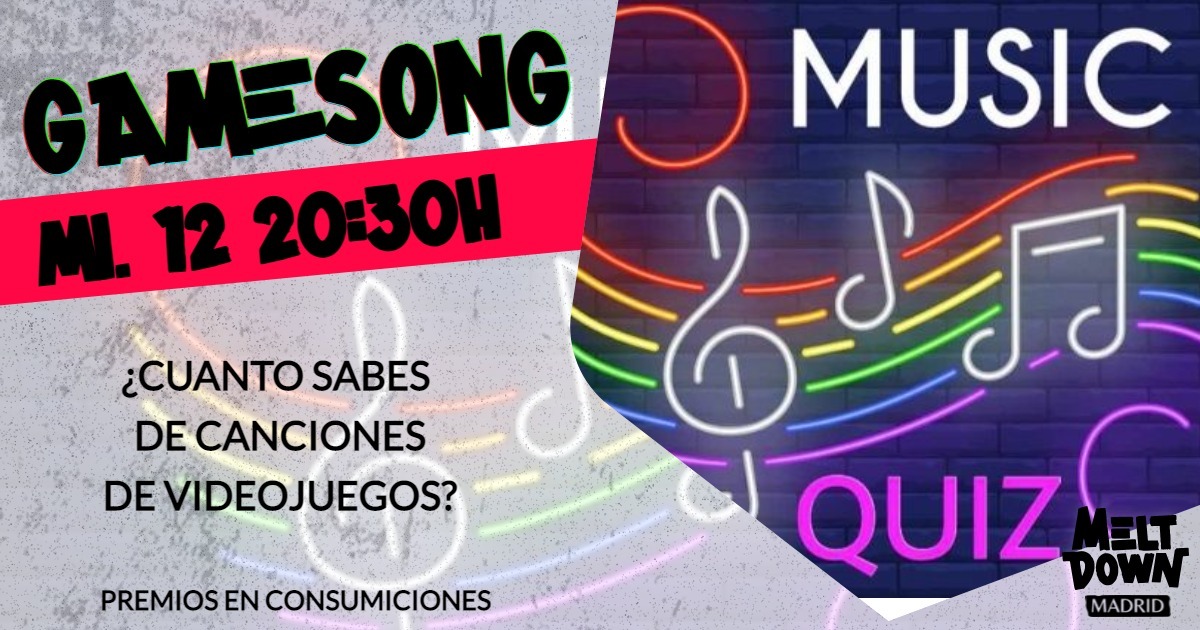 MeltdownMadrid's tweet photo. El próximo miércoles estrenamos evento. Una vez al mes @XaBi_Sides  pondra a prueba vuestros conocimientos en música de vídeojuegos. ¿Te atreves? https://t.co/XoDkfkYQD2