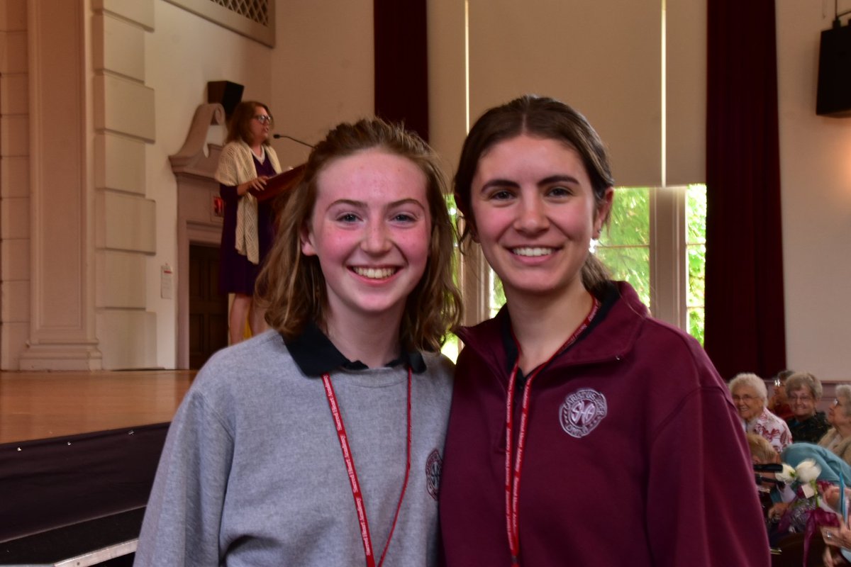 Annie M. '23 and Rose G. '23 were named National Merit Commended Scholars! We are so proud of you Annie and Rose--for your achievements but the kindness and joy you spread at SHA everyday!