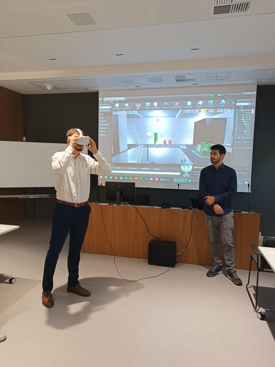 experience_sea's tweet photo. A great workshop organized by @mrg_ntua  
MarineEngineers had the chance to witness state-of-the-art training facilities at Athina Maritime Learning and Development Center and test the #SeaofExperience digital tools🥽 . 
Thank you for this opportunity and for your hospitality!!! https://t.co/NWwkAkxC4e