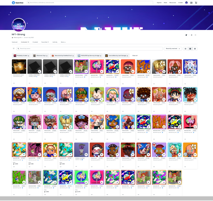 nftstrongio's tweet photo. #NFTStrong-ing into #MusicNFTs! Thanks to all my new friends in this space! @jeremyfall @probablyalabel @joshdjsavage @violettazironi @SammyArriaga @sa_pixelated @StickmenToys... https://t.co/bJBKkFBg6a