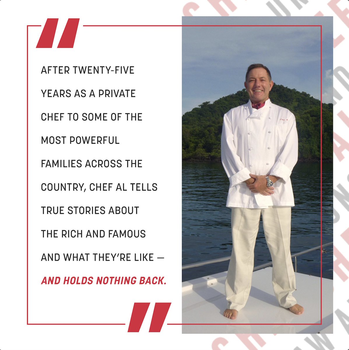 AlanMichals's tweet photo. In my new memoir, I hold nothing back as I reveal the #RawAndUncut truth of my experiences with some of the wealthiest and most powerful families in the world.

#ChefAl #NewBook #BookRelease #Memoir #CelebrityLife #CelebrityGossip https://t.co/pi3A85qNb0