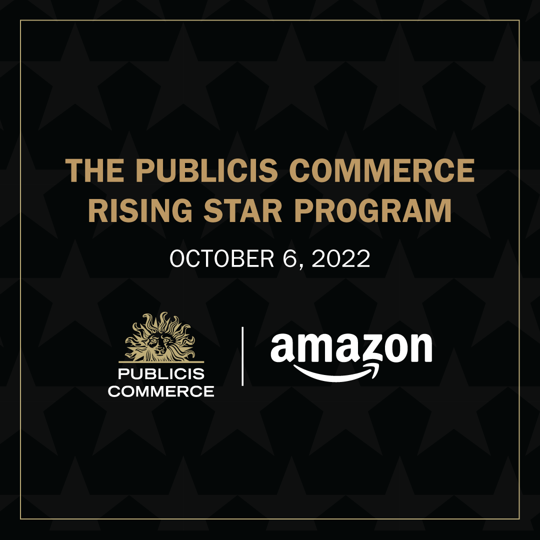 We would like to congratulate all our leaders for their nominations as #PublicisCommerce and <a href="/amazon/">Amazon</a> Rising Stars. Today they will spend time learning about leadership, innovation and EQ as we continue to develop Commerce within <a href="/PublicisGroupe/">Publicis Groupe</a>.