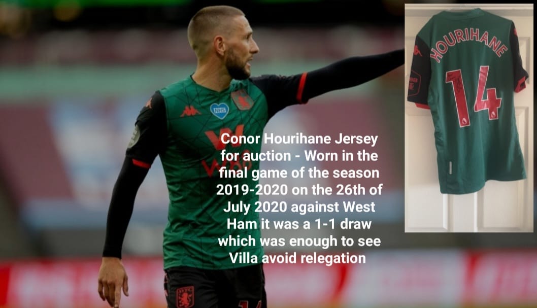 Below is the second jersey we have up for auction.

Signed by Conor Hourihane!

Details on how you can place a bid will be posted after all 4 jerseys are revealed.

The auction will start on the 10th October and Finish on the 30th October at 6pm.