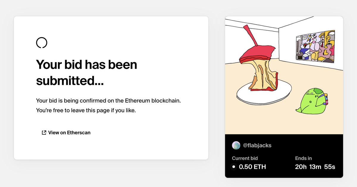 the devil works hard but I work harder 😎 <a href="/theflabjacks/">FLABJACKS</a> #nftart