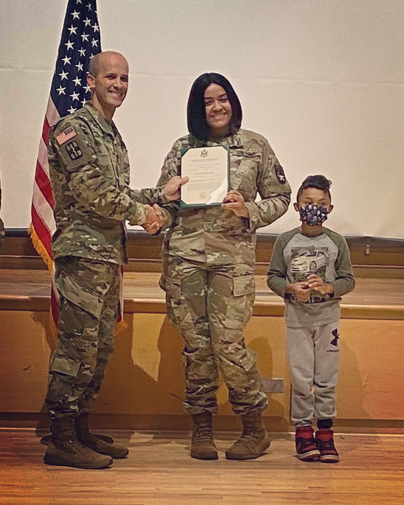 BBB was honored to be present for the promotion of CPL Shardonnai Sims to the rank of SGT on October 5th. Congrats, SGT Sims!
