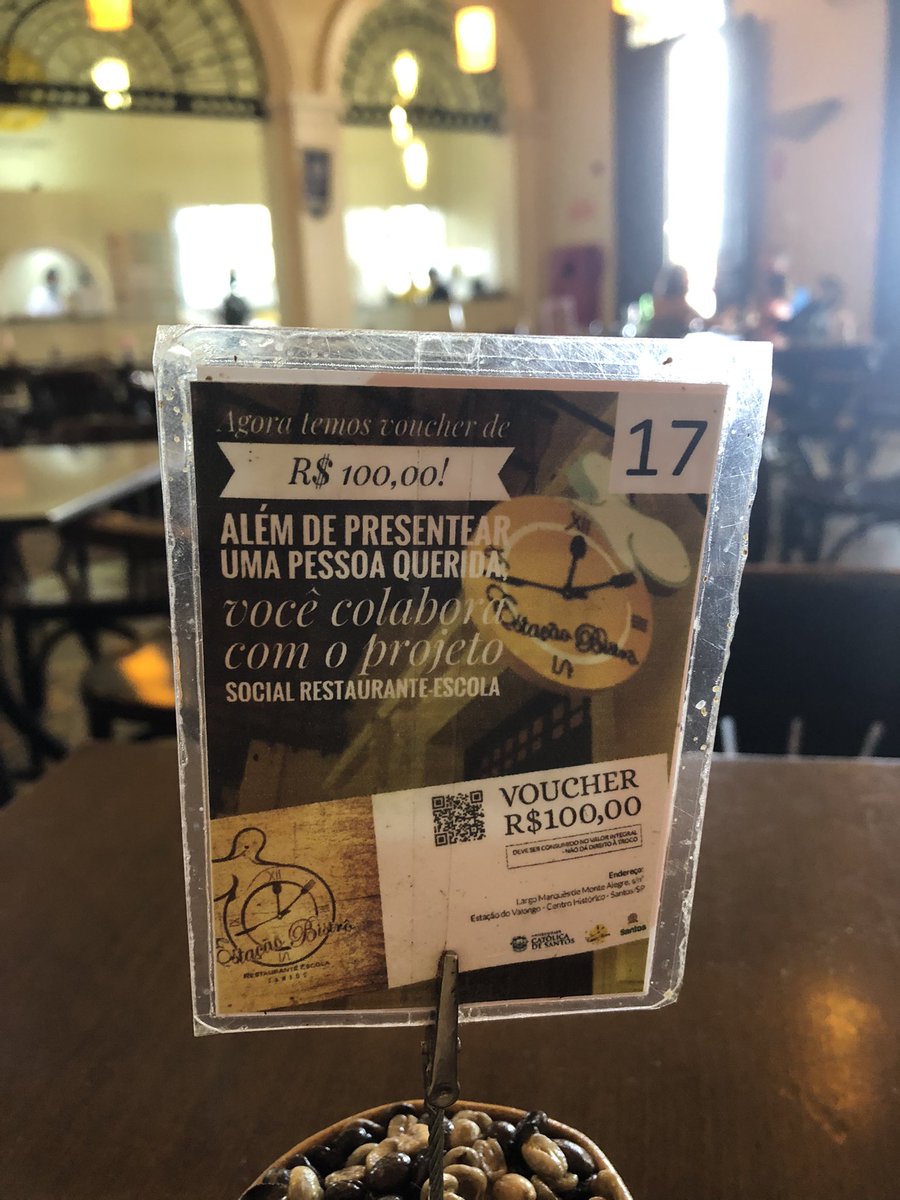psmoreno's tweet photo. Em Santos não deixe de prestigiar o Estação Bistrô, restaurante escola, além de boa comida, atendimento de qualidade ajuda a galera que está começando. Projeto Social que funciona e transforma 😋🏆
#thursdayvibes #meidia https://t.co/5dbIEtoIP3