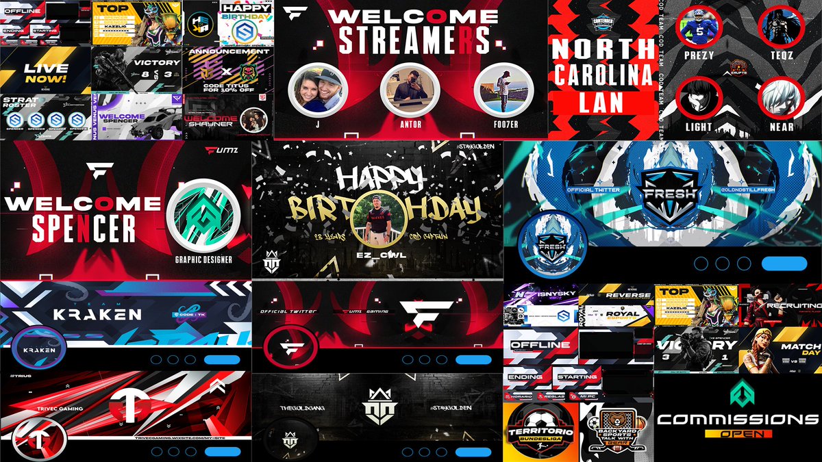 📍I am looking for an organization or streamer as a graphic designer (NOT FREE)

📍(Reasonable prices and fast design)💵

📍Any question DM 📩

📍I am very motivated