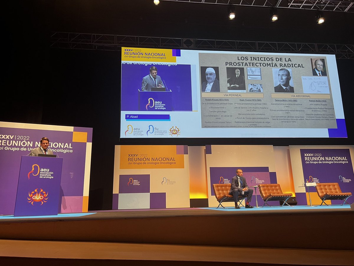 UrologiaClinico's tweet photo. Gran participación hoy de nuestro hospital en la Reunión Nacional del Grupo de Urología Oncológica @GUOaeu de @InfoAeu 
➡️@docjavip de @OncomedHCSC 
➡️@DoctorAbad en la charla de @HistoriaAEU 
➡️Beatriz Gutiérrez con póster seleccionado

#SomosClinico https://t.co/xSVkEowH7s