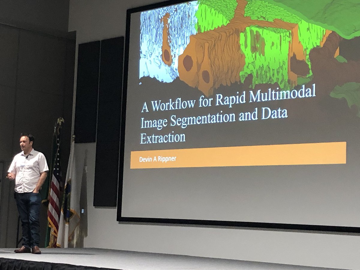 tamasvarga's tweet photo. Cool presentation by @drippner on AI-aided segmentation of CT data #EMSLIntegration @PNNLab @EMSLscience https://t.co/HEDODXA8bL