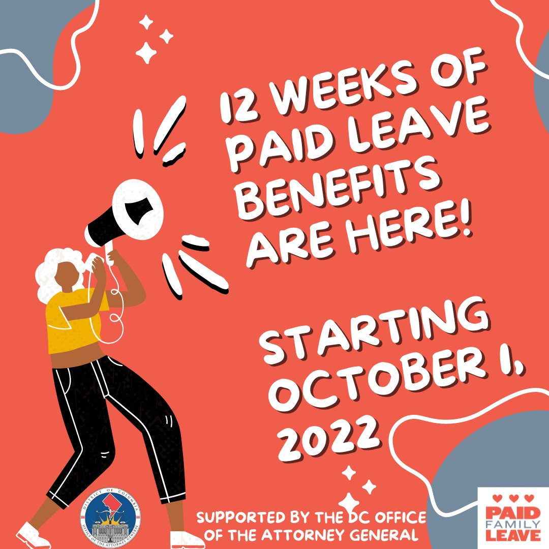 Starting now, learn about <a href="/DOES_DC/">DC Department of Employment Services</a>'s expanded paid family and medical leave program!