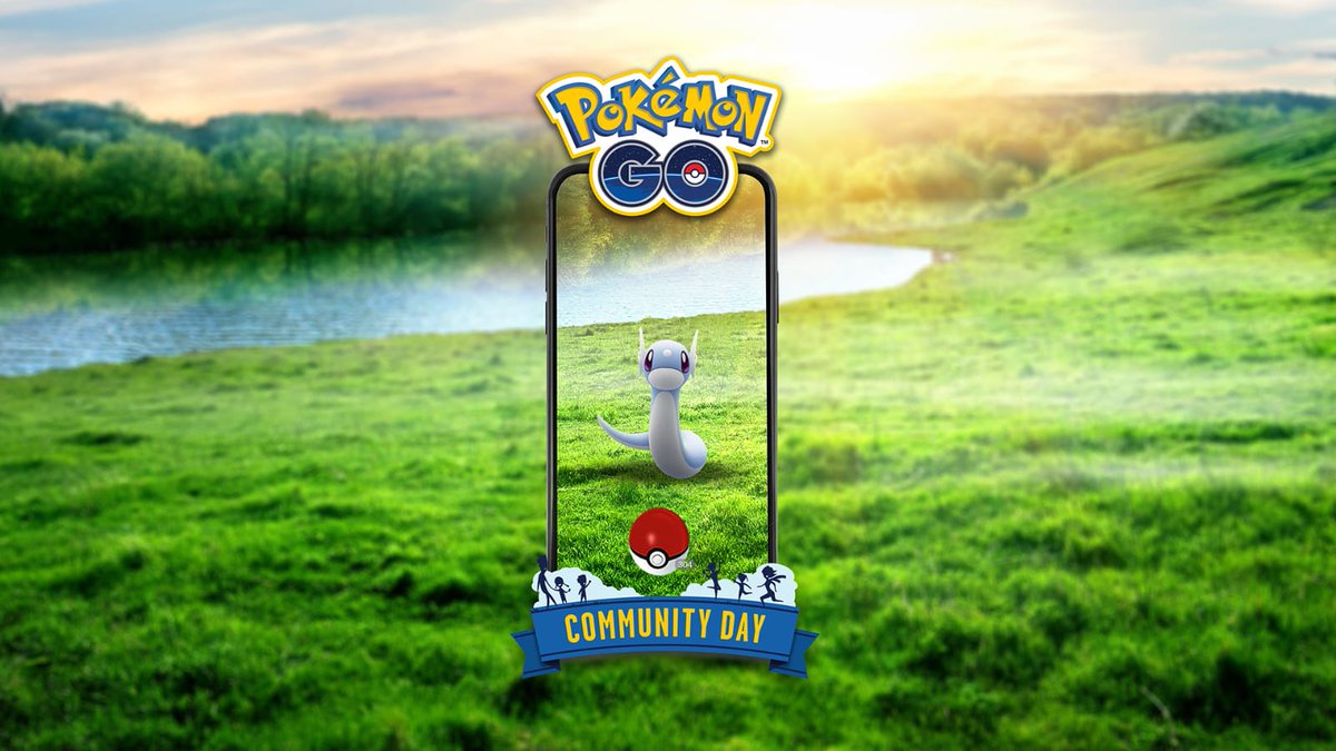 pogoldc's tweet photo. ¡Dratini regresa en el #PokemonGOCommunityDay clásico de Noviembre! Este 5 de noviembre podrán atrapar más dratini y evolucionarlo a un Dragonite que aprenda el ataque cargado Cometa Draco. No te pierdas esta oportunidad de conseguir su versión Shiny ✨ https://t.co/JyI7PmNQYE https://t.co/X5hNraFIdW