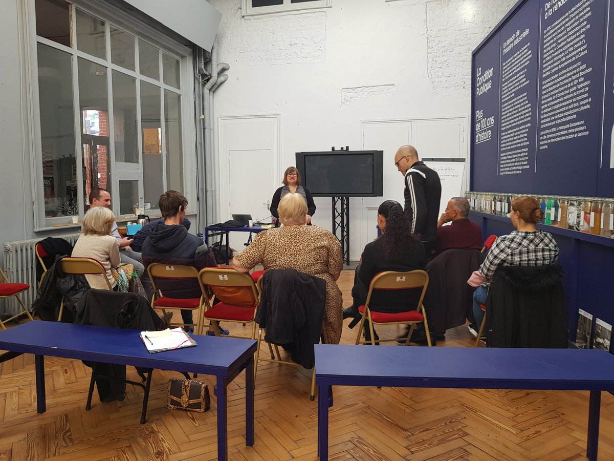 2ème session "parcours Declic" ensemble les deux groupes réunis /remobilisation/les aides au retour à l'emploi à la condition publique en faveur des demandeurs d'emploi de longue durée.🎯🚀Roubaix centre/Roubaix les prés <a href="/ludes_richard/">Ludes Richard</a> <a href="/eddievanco/">eddie vancompernolle</a> <a href="/stephabdelli/">Stephanie Abdelli</a> <a href="/Treutenaeres/">s. Treutenaere</a>