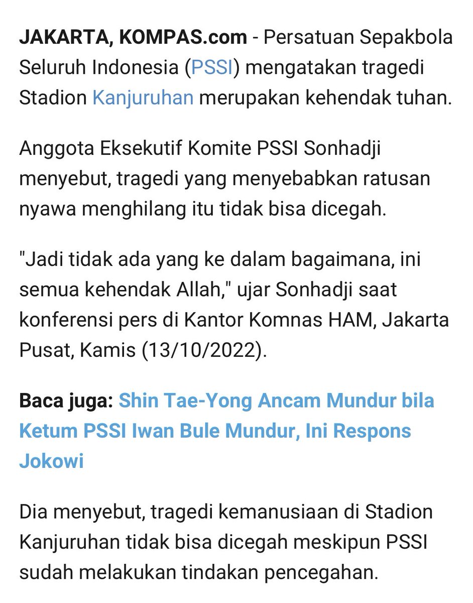 Exco PSSI, Sonhadji 🤷‍♂️🤷‍♂️🤷‍♂️