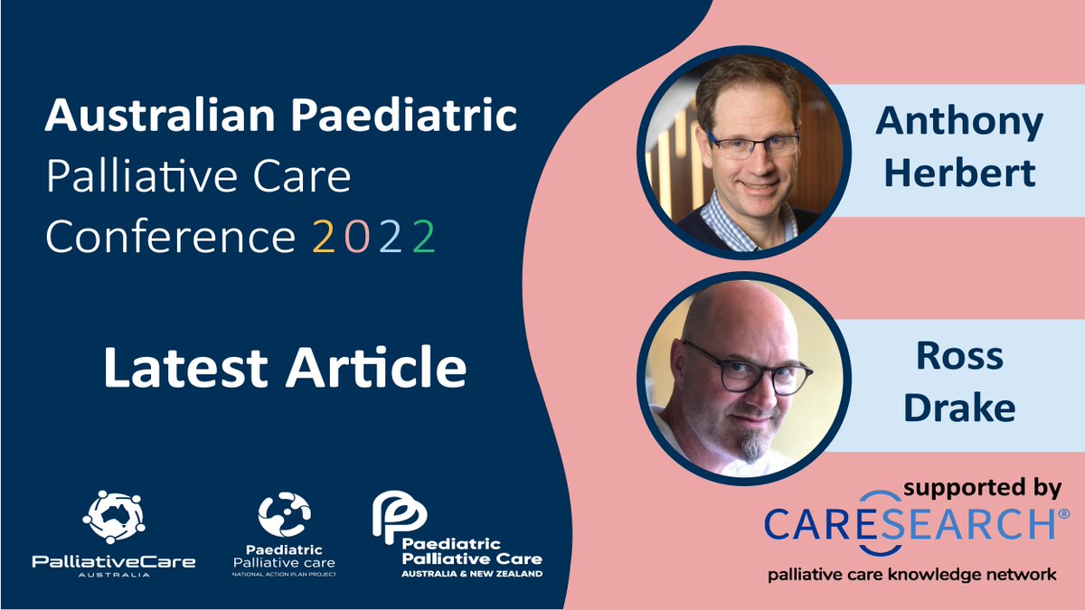 CareSearch's tweet photo. We’ve teamed up with @Pall_Care_Aus to run coverage on #22APPCC. In our third blog post, @AnthonyHerbert9 and Dr. Ross Drake discuss research in paediatric palliative care https://t.co/ZhzgKLkSO3
#paediatric #pallcare https://t.co/bEYr1DKslu