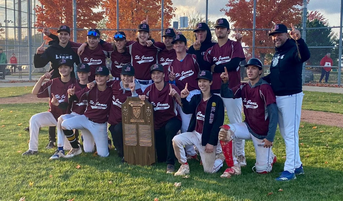 StJamesAthletic's tweet photo. Congrats to our Baseball team….back to back District 10 Champs….see you in the spring! https://t.co/VyFg3e73if
