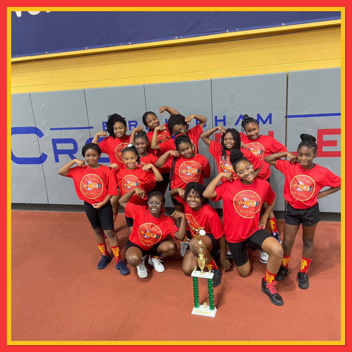 WestEndAcadBham's tweet photo. @WestEndAcadBham Congratulations to the 2022-2023 Girls Newcomb Team! A team of girls who were determined to represent their school with pride! CHAMPIONS! #weaRockets @BhamCitySchools @4newzscoop @shuff13 @prwill1052 @DrMarkSullivan https://t.co/lORK9IRzGy