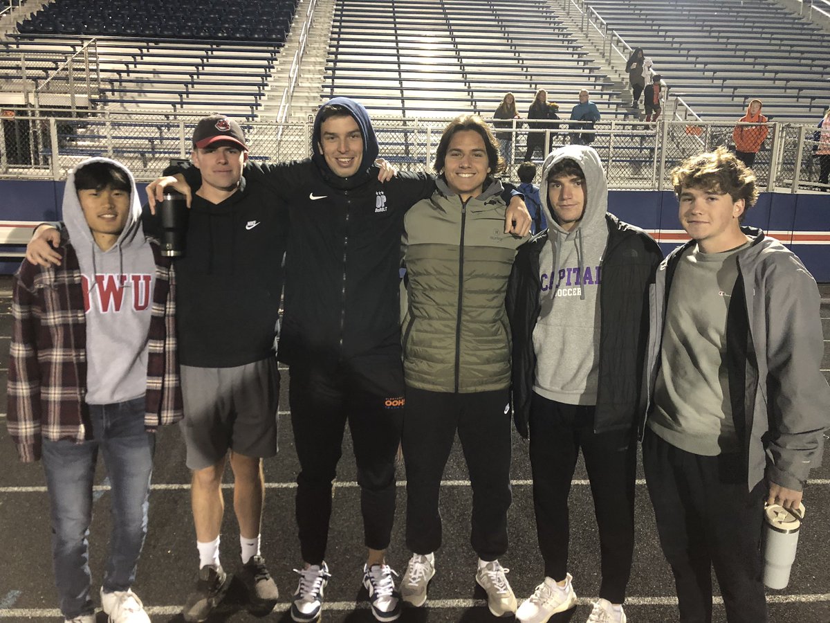 OOHSMensSoccer's tweet photo. Bring ‘em out! Bring ‘em out! Love when @OOHSMensSoccer Alumni show up. #123Brothers #YCACH You Can Always Come Home https://t.co/nHudJrlWQv