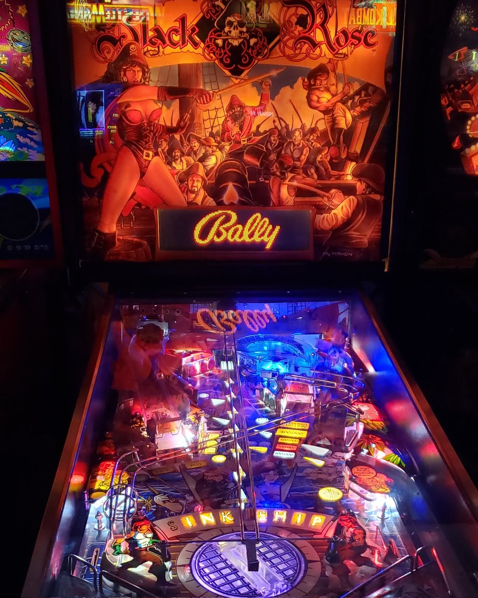 princearcades1's tweet photo. A few little touch ups to our Amazing Black Rose this evening .......
KEEPING THE PIRATES IN TIP TOP WORKING CONDITION ! β
#bally #pinball #bolingbrookarcade
#princearcades #pinballmachine #bolingbrook #arcade #multiball
#blackrose @princearcades1 https://t.co/4zQI7h3zg7