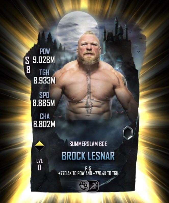 thelegendjm2003's tweet photo. So far 1-1 for High Chance attempts. 1st card was a WM38 Cody Rhodes and my 2nd was a @BrockLesnar and I got a @steveaustinBSR card from #RewardMania yesterday. #WWESuperCard #WWE #WWERaw #Smackdown https://t.co/JTqk076Jsw