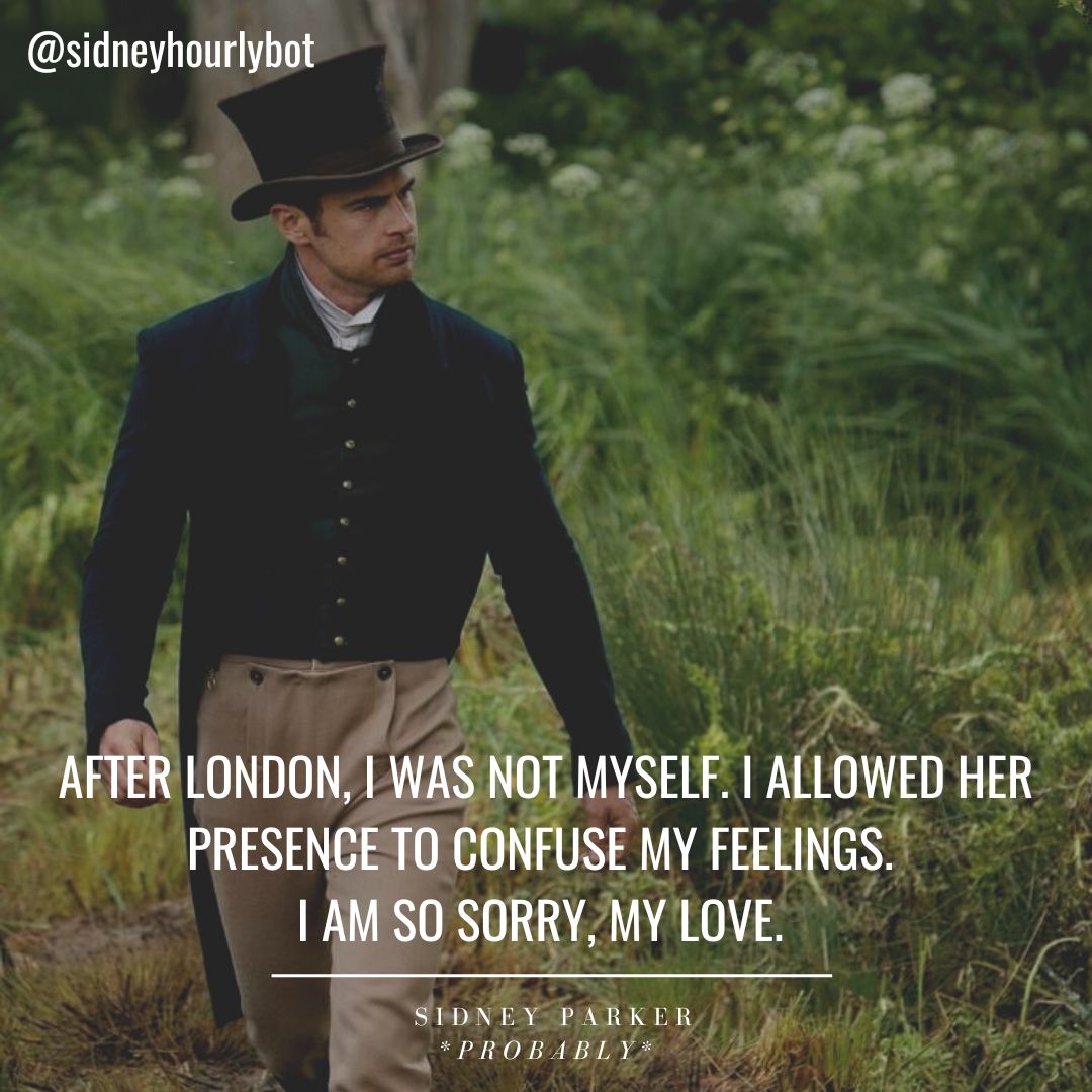 SidneyDailyBot's tweet photo. Confessions of a newlywed couple in love.
#SidlotteForever
#LastAustenHero #FridayConfession https://t.co/iyFMQvQ1RX