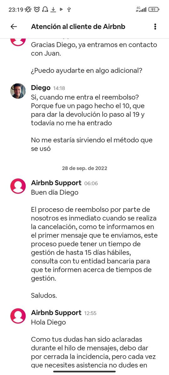 drodribeiro's tweet photo. Pasa la fecha límite, es decir el 25 y nada, pero en uno de los tantos intercambios de mensajes con sus empleados (que poco saben de español sinceramente) me enteró qué puede demorar 15 días hábiles en figurar en mi cuenta. Pero sin quedar claro a partir de cuándo

Sigue ⬇️ https://t.co/uCP00E9myk