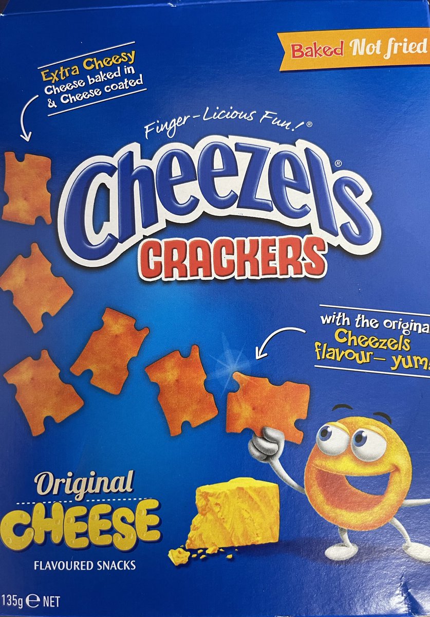 throwsshadows's tweet photo. Buying these was a bad idea, opening them was just plain stupid #Cheezels #crackers #bakednotfried #savoury #salty #cheesy https://t.co/1VRPH8c42a